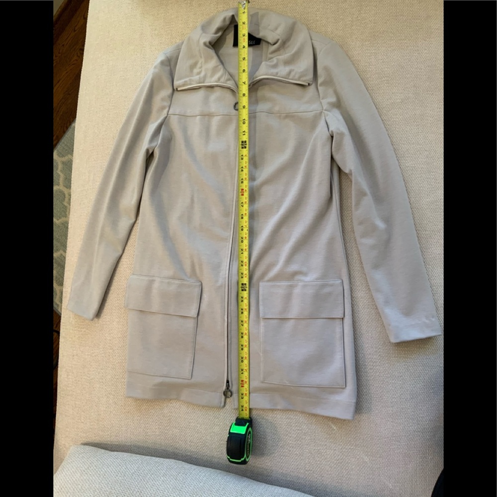 Beige/Oatmeal Long Jacket - Picture 13 of 13